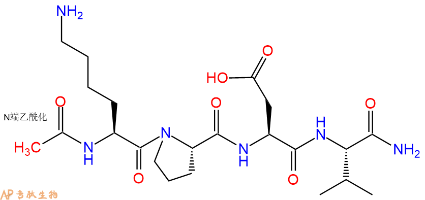 专肽生物产品Ac-Lys-Pro-Asp-Val-CONH2