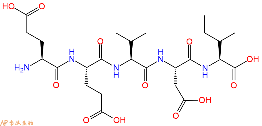 专肽生物产品H2N-Glu-Glu-Val-Asp-Ile-OH