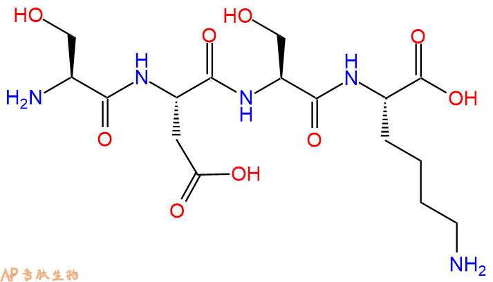 专肽生物产品H2N-Ser-Asp-Ser-Lys-OH