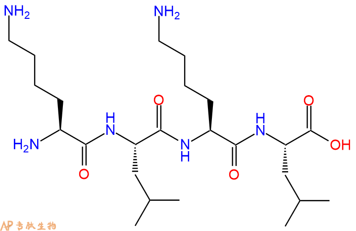专肽生物产品H2N-Lys-Leu-Lys-Leu-OH