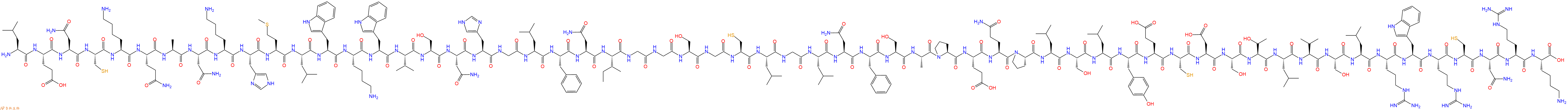 专肽生物产品H2N-Leu-Glu-Asn-Cys-Lys-Gln-Ala-Asn-Lys-His-Met-Leu-Trp-Lys-Trp-Val-Ser-Asn-His-Gly-Leu-Phe-Asn-Ile-Gly-Gly-Ser-Gly-Cys-Leu-Gly-Leu-Asn-Phe-Ser-Ala-Pro-Glu-Gln-Pro-Leu-Ser-Leu-Tyr-Glu-Cys-Asp-Ser-Thr-Leu-Val-Ser-Leu-Arg-Trp-Arg-Cys-Asn-Arg-Lys-OH