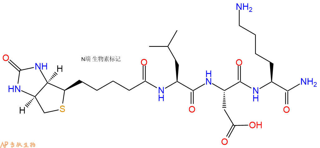 专肽生物产品Biotinyl-Leu-Asp-Lys-CONH2