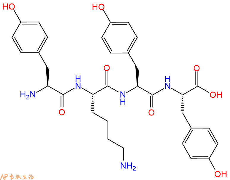 专肽生物产品H2N-Tyr-Lys-Tyr-Tyr-OH