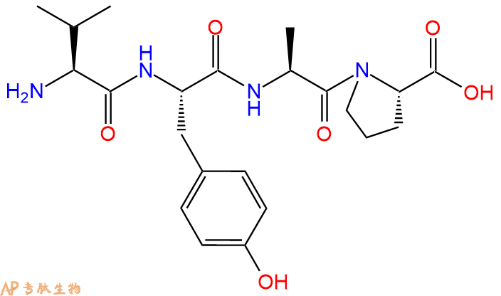 专肽生物产品H2N-Val-Tyr-Ala-Pro-OH