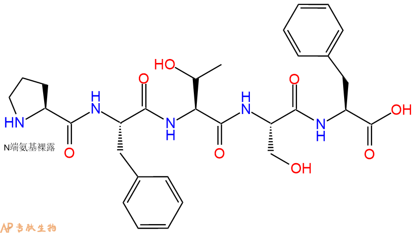专肽生物产品H2N-Pro-Phe-Thr-Ser-Phe-OH
