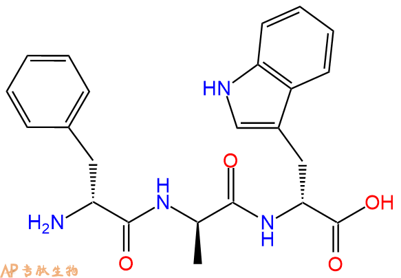 专肽生物产品H2N-DPhe-DAla-DTrp-OH