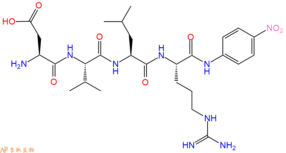 专肽生物产品H2N-Asp-Val-Leu-Arg-pNA