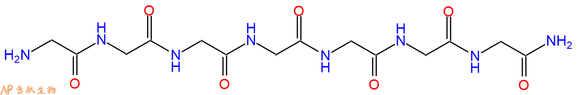 专肽生物产品H2N-Gly-Gly-Gly-Gly-Gly-Gly-Gly-CONH2