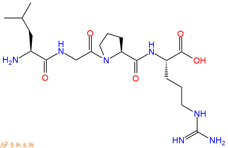 专肽生物产品H2N-Leu-Gly-Pro-Arg-OH