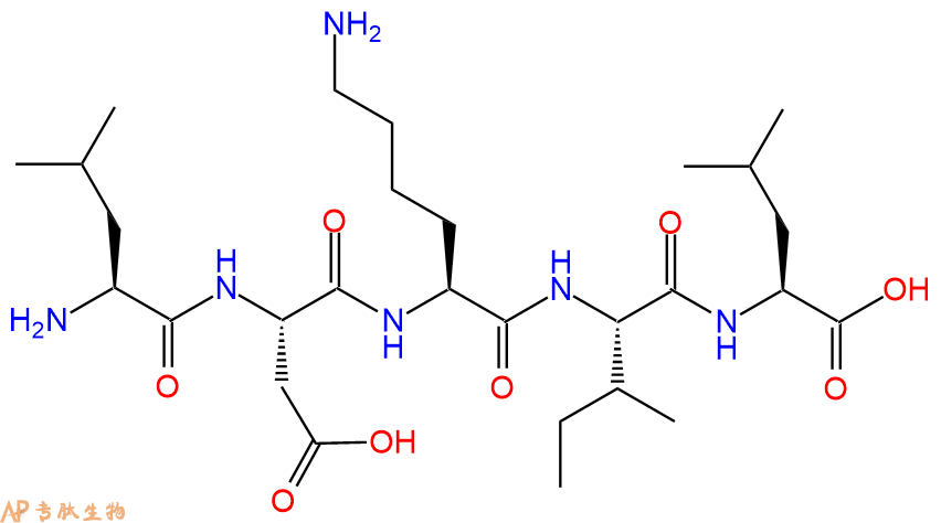 专肽生物产品H2N-Leu-Asp-Lys-Ile-Leu-OH