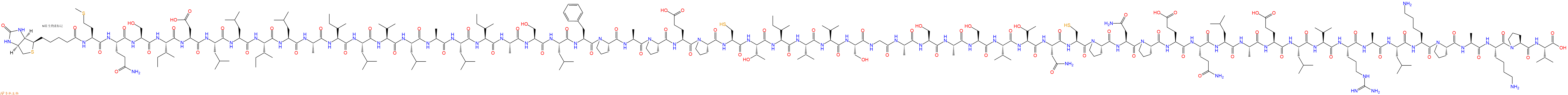 专肽生物产品Biotinyl-Met-Gln-Ser-Ile-Asp-Leu-Leu-Ile-Leu-Ala-Ile-Leu-Val-Leu-Ala-Leu-Ile-Ala-Ser-Leu-Phe-Pro-Ala-Pro-Glu-Pro-Cys-Thr-Ile-Val-Val-Ser-Gly-Ala-Ser-Ala-Ser-Val-Thr-Asn-Cys-Pro-Asn-Pro-Glu-Gln-Leu-Ala-Glu-Leu-Val-Arg-Ala-Leu-Lys-Pro-Ala-Lys-Pro-Val-OH