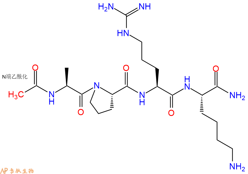 专肽生物产品Ac-Ala-Pro-Arg-Lys-CONH2