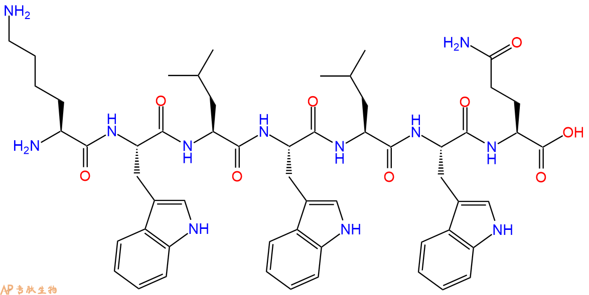 专肽生物产品H2N-Lys-Trp-Leu-Trp-Leu-Trp-Gln-OH