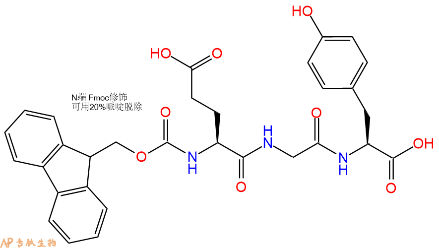 专肽生物产品Fmoc-Glu-Gly-Tyr-OH