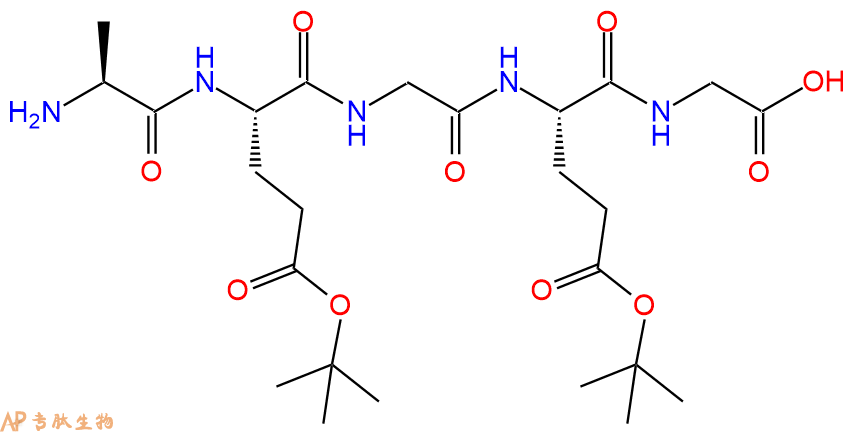 专肽生物产品H2N-Ala-Glu(OtBu)-Gly-Glu(OtBu)-Gly-OH