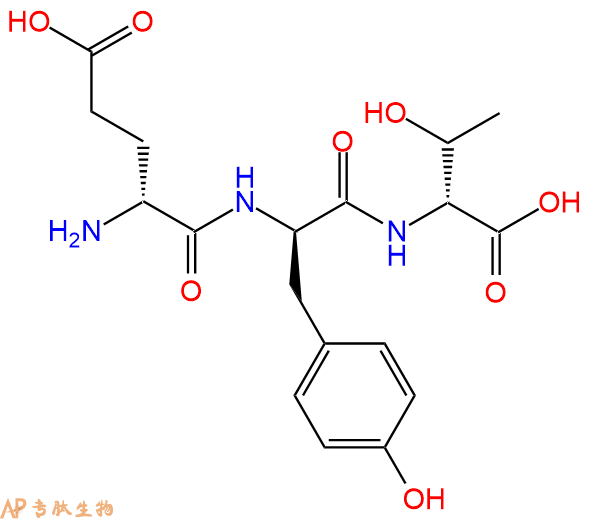 专肽生物产品H2N-DGlu-DTyr-DThr-OH