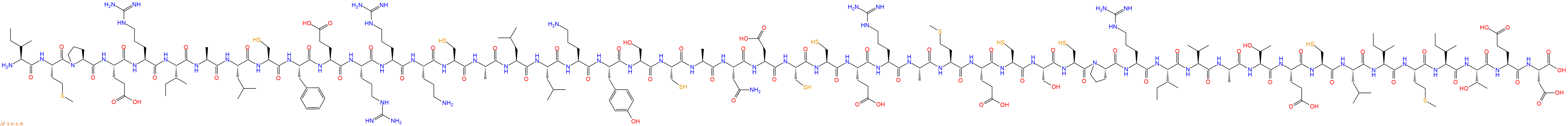 专肽生物产品H2N-Ile-Met-Pro-Glu-Arg-Ile-Ala-Leu-Cys-Phe-Glu-Arg-Arg-Orn-Cys-Ala-Leu-Leu-Orn-Tyr-Ser-Cys-Ala-Asn-Asp-Cys-Cys-Glu-Arg-Ala-Met-Glu-Cys-Ser-Cys-Pro-Arg-Ile-Val-Ala-Thr-Glu-Cys-Leu-Ile-Met-Ile-Thr-Glu-Asp-OH