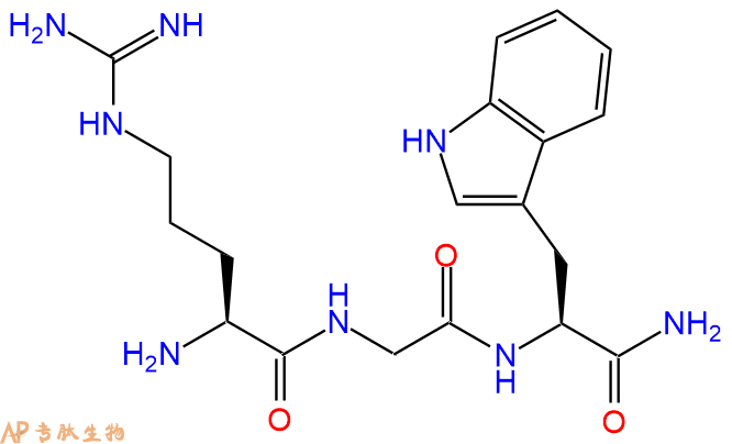 专肽生物产品H2N-Arg-Gly-Trp-CONH2