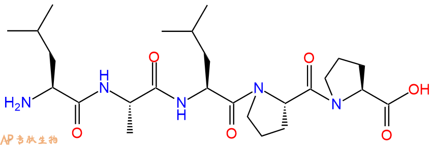 专肽生物产品H2N-Leu-Ala-Leu-Pro-Pro-OH