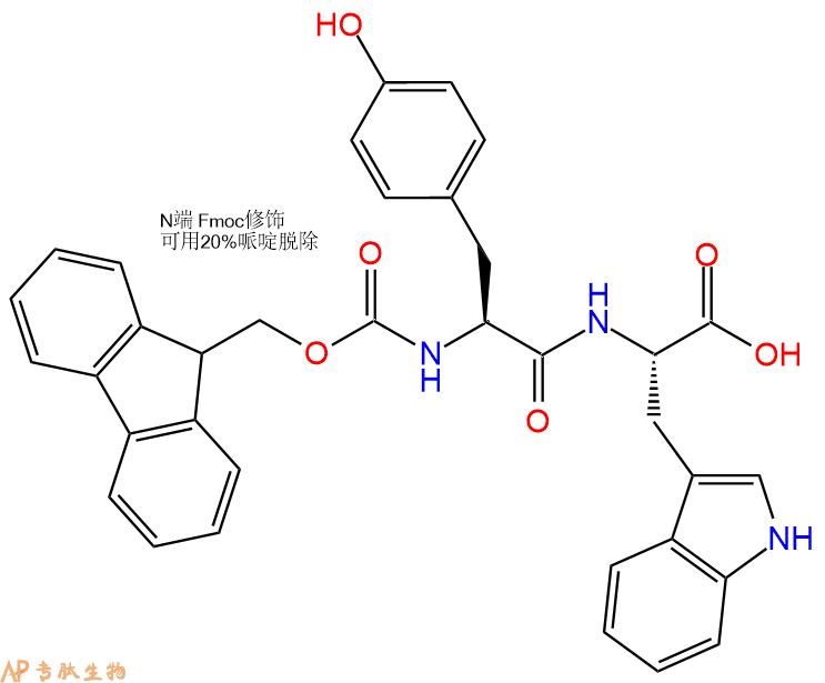 专肽生物产品Fmoc-Tyr-Trp-OH