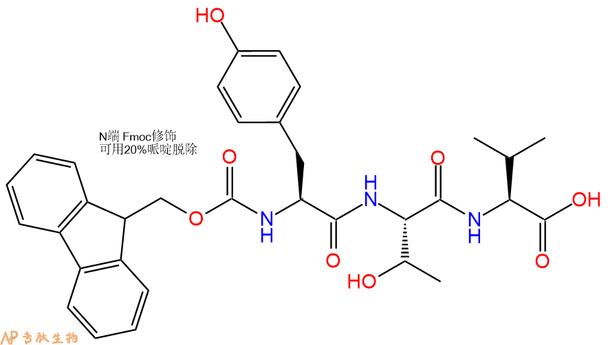 专肽生物产品Fmoc-Tyr-Thr-Val-OH