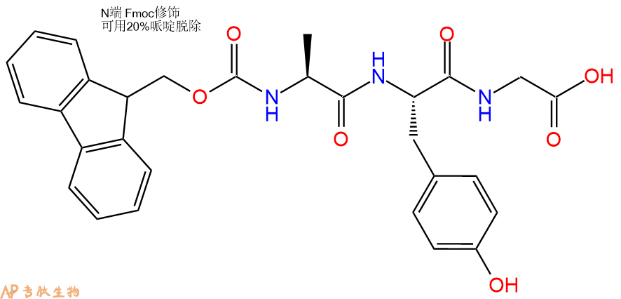 专肽生物产品Fmoc-Ala-Tyr-Gly-OH