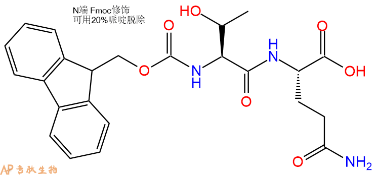 专肽生物产品Fmoc-Thr-Gln-OH