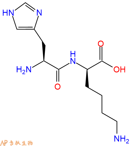 专肽生物产品H2N-His-DLys-OH