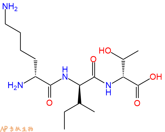 专肽生物产品H2N-DLys-DIle-DThr-OH