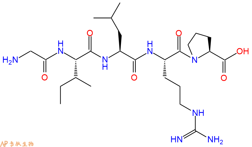 专肽生物产品H2N-Gly-Ile-Leu-Arg-Pro-OH
