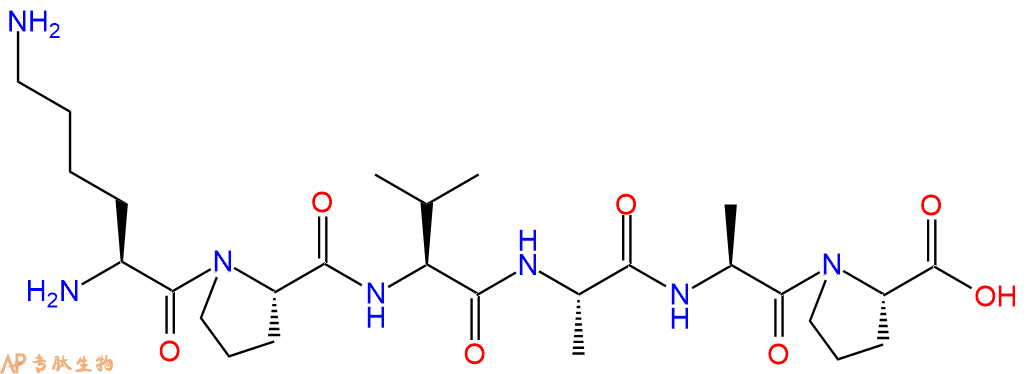 专肽生物产品H2N-Lys-Pro-Val-Ala-Ala-Pro-OH