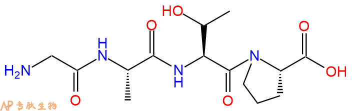 专肽生物产品H2N-Gly-Ala-Thr-Pro-OH