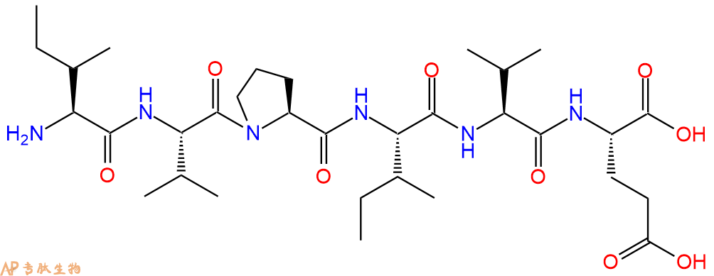 专肽生物产品H2N-Ile-Val-Pro-Ile-Val-Glu-OH
