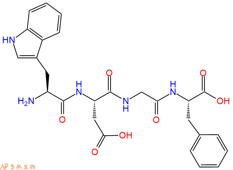 专肽生物产品H2N-Trp-Asp-Gly-Phe-OH