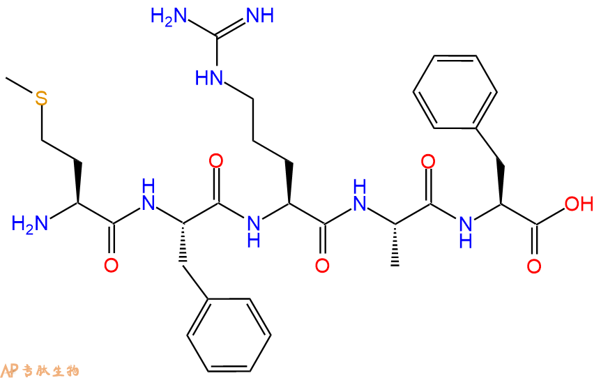 专肽生物产品H2N-Met-Phe-Arg-Ala-Phe-OH