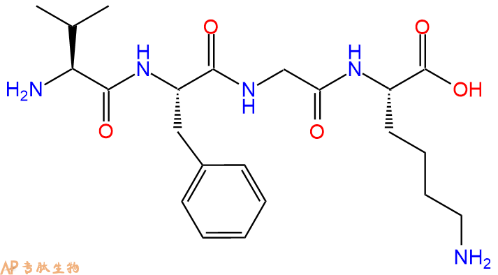 专肽生物产品H2N-Val-Phe-Gly-Lys-OH