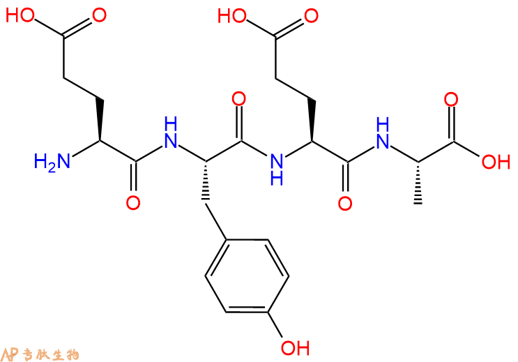 专肽生物产品H2N-Glu-Tyr-Glu-Ala-OH