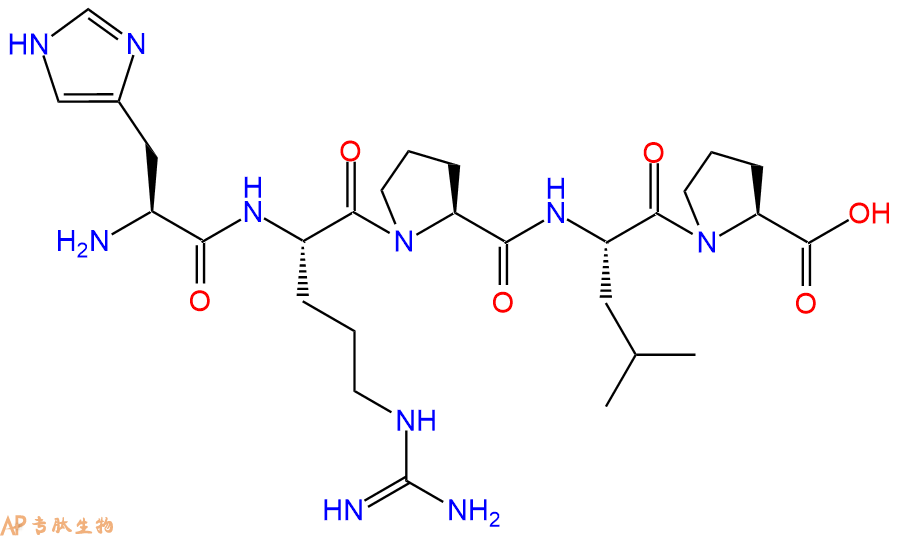 专肽生物产品H2N-His-Arg-Pro-Leu-Pro-OH