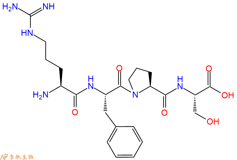 专肽生物产品H2N-Arg-Phe-Pro-Ser-OH
