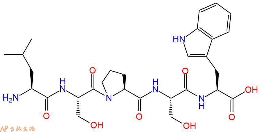 专肽生物产品H2N-Leu-Ser-Pro-Ser-Trp-OH