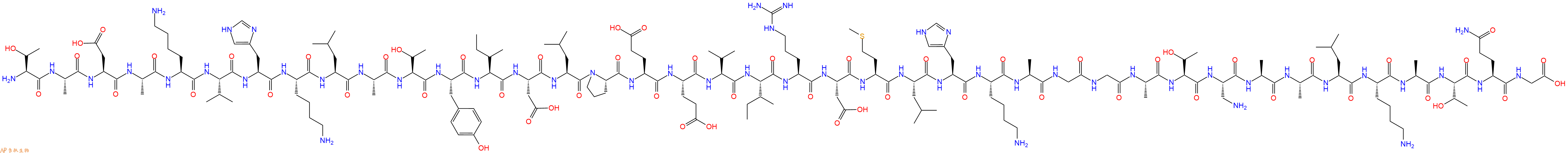 专肽生物产品H2N-Thr-Ala-Asp-Ala-Lys-Val-His-Lys-Leu-Ala-Thr-Tyr-Ile-Asp-Leu-Pro-Glu-Glu-Val-Ile-Arg-Asp-Met-Leu-His-Lys-Ala-Gly-Gly-Ala-Thr-Dap-Ala-Ala-Leu-Lys-Ala-Thr-Gln-Gly-OH
