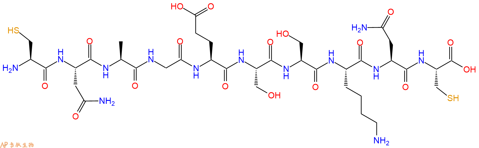 专肽生物产品纤维蛋白-纤连蛋白复合物靶向肽：CLT2