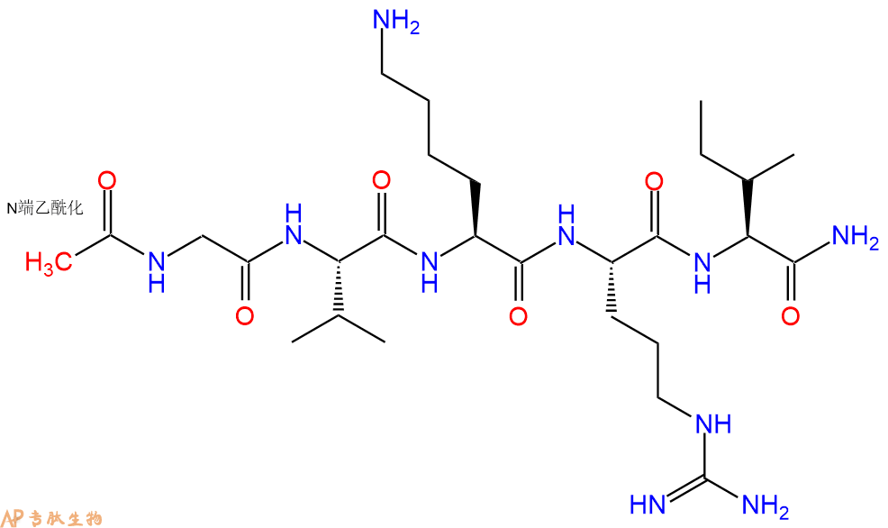 专肽生物产品组蛋白甲基转移酶WHSC1的靶向肽：GI-5