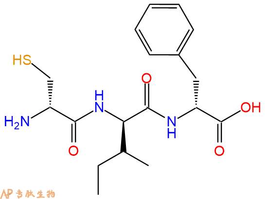 专肽生物产品H2N-DCys-DIle-DPhe-OH