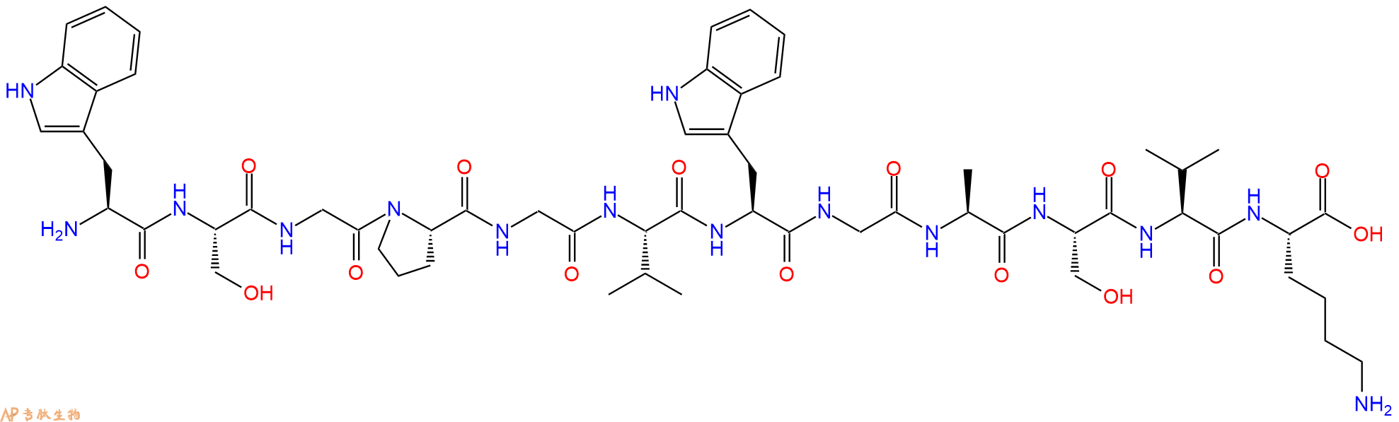 专肽生物产品卵巢癌靶向肽：WK-12