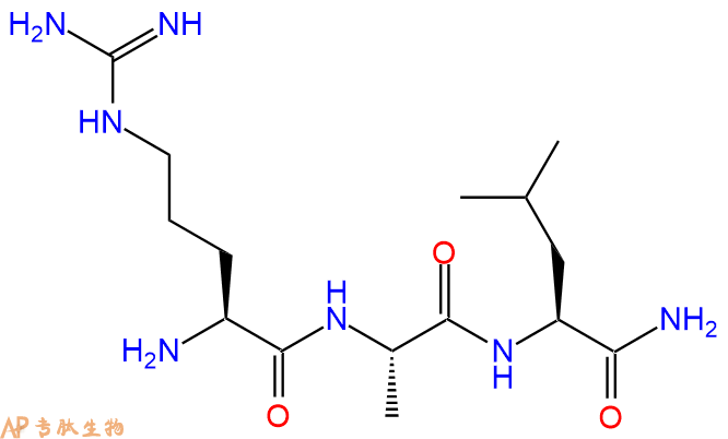 专肽生物产品H2N-Arg-Ala-Leu-CONH2