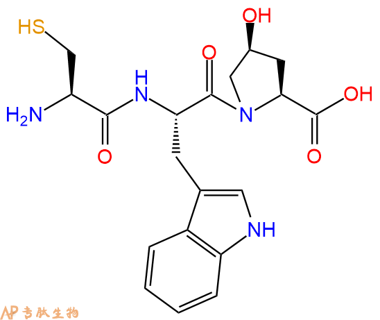 专肽生物产品H2N-Cys-Trp-Hyp-OH
