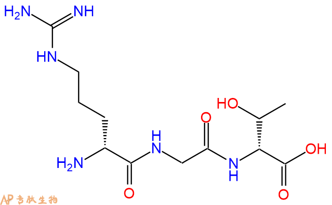 专肽生物产品H2N-DArg-Gly-DThr-OH