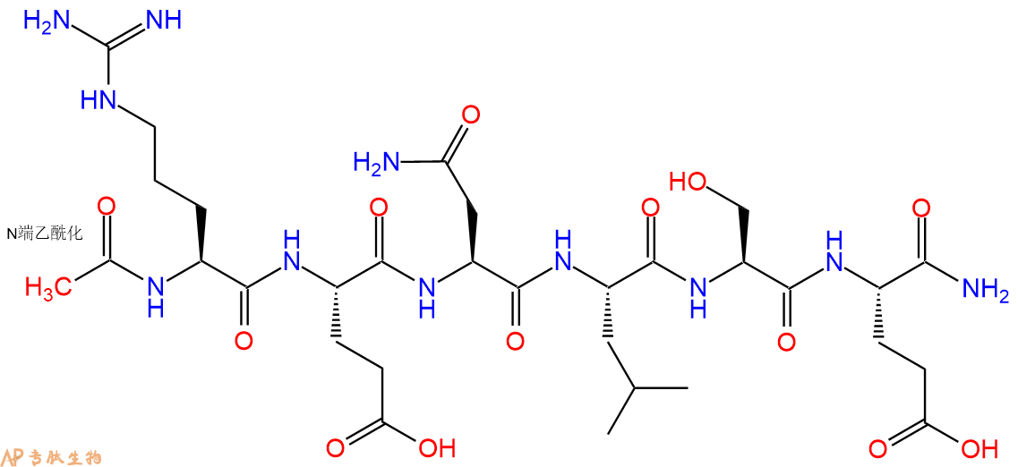 专肽生物产品Ac-Arg-Glu-Asn-Leu-Ser-Glu-CONH2