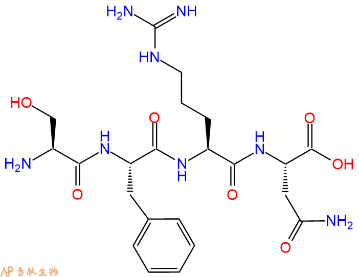 专肽生物产品H2N-Ser-Phe-Arg-Asn-OH